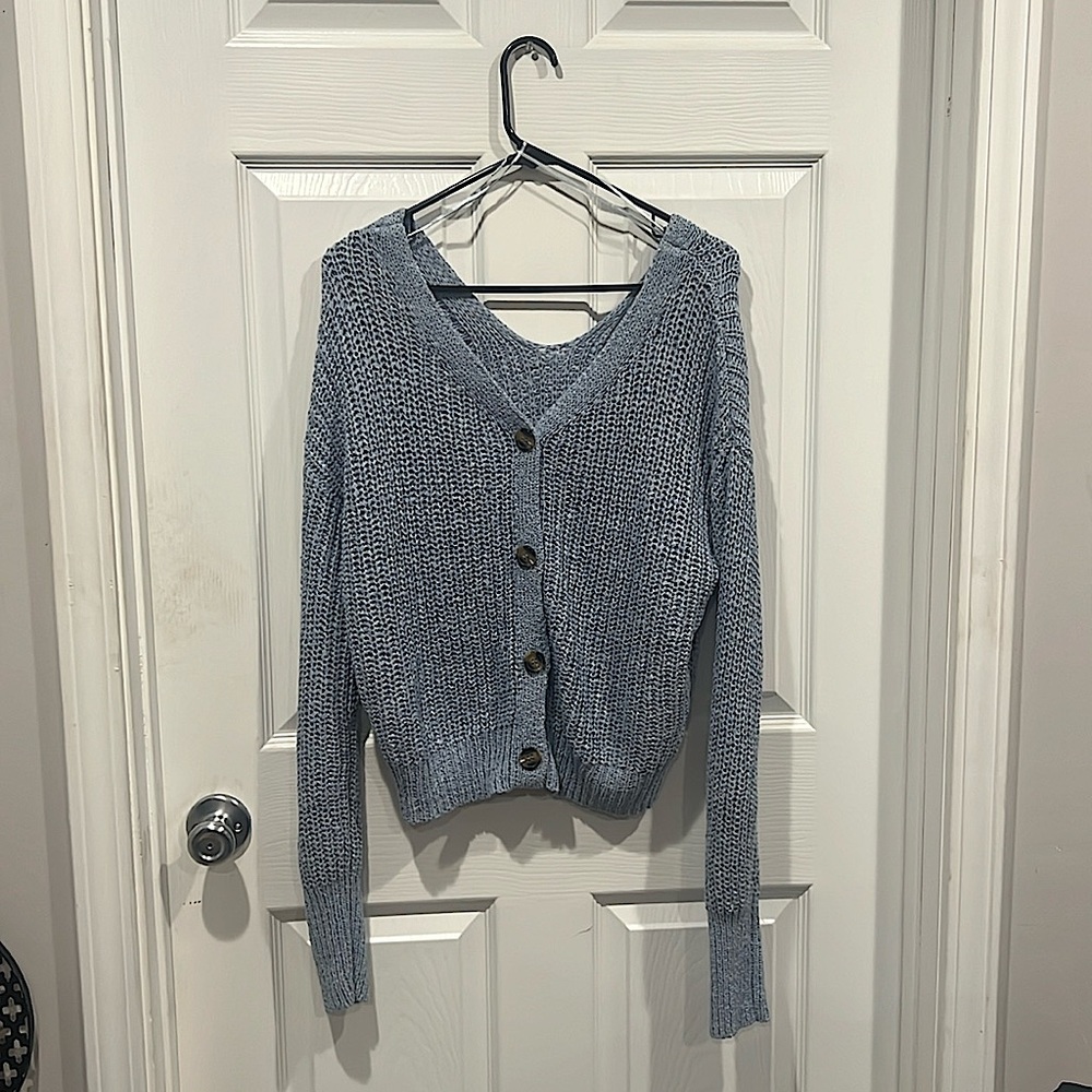 Moon & Madison Blue Cardigan